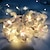 billige Batteridrevet-Blomst Formet LED Eventyr Lyskæder 3M-20LEDS 1.5M-10LEDs Garlands Lys Bryllup Fest Hage Hjem Høstdekorasjon