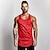 cheap Tank Tops-Men&#039;s Tank Top Vest Top Undershirt Sleeveless Shirt Solid Color Crew Neck Casual Daily Sleeveless Clothing Apparel Sports Fashion Lightweight Big and Tall