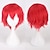 abordables Perruques de déguisement-s perruques de cosplay pour hommes et femmes perruque d&#039;anime en fibre résistante à la chaleur 12 pouces