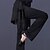abordables Costumes de Danse-Femme Danseur Danse latine Spectacle à la mode Polyester Noir Pantalon