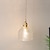 Недорогие Островные огни-13-сантиметровый подвесной светильник с одним дизайном, светодиодное стекло, античная латунь, современный скандинавский стиль, 85-265 В