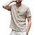 cheap Men&#039;s Clothing-100% Cotton men&#039;s v-neck men&#039;s t-shirt flax loose undershirt solid color short-sleeved cotton and linen t-shirt men&#039;s casual hair