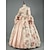 cheap Historical &amp; Vintage Costumes-Rococo Baroque Victorian Renaissance Ball Gown Dress Prom Dress Floor Length Princess Bridal Ball Gown Halloween Performance Wedding Dress