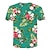 preiswerte 3D-T-Shirt für Männer-Herren T Shirt Schmetterling Vogel Blätter Rundhalsausschnitt Grün / Schwarz Blau-Grün Meeresblau Weiß Gelb Outdoor Täglich Kurzarm 3D Bedruckt Bekleidung Tropisch Brautkleider schlicht Strand Design