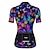 cheap Cycling Clothing-21Grams® Women&#039;s Cycling Jersey Short Sleeve Butterfly Bike Mountain Bike MTB Road Bike Cycling Top Green Purple Yellow Breathable Quick Dry Moisture Wicking Spandex Polyester Sports Clothing Apparel