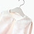 זול מעילים-ילדים בנות ז&#039;קט ומעיל שרוול ארוך לבן ורוד מסמיק אחיד תחרה סתיו אביב בסיסי יומי / קיץ / קצר / כותנה