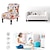 voordelige Fauteuil deksel en armloze stoelhoes-accent stoelhoes armloze fauteuil hoes stretch armloze stoelhoezen voor woonkamer stoel kussenovertrekken meubelbeschermer met elastische onderkant, wasbaar