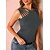 cheap Yoga Tops-Women&#039;s Yoga Top Cut Out Solid Color Black Gray Yoga Gym Workout Running Tank Top Sport Activewear Breathable Quick Dry Comfortable Stretchy Slim