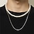 cheap Necklaces-Choker Necklace Pearl Men&#039;s Artistic Simple Fashion Layered Lucky Cool Wedding irregular Necklace For Wedding Gift Daily / 2pcs / Engagement