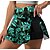 cheap Skorts-Women&#039;s Running Shorts Running Skirt Athletic Skorts Bottoms Floral Quick Dry Moisture Wicking 2 in 1 Side Pockets Green Blue Purple / Stretchy / Athleisure