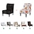 preiswerte Sesselabdeckung &amp; Armless Chair Cover-Akzent Stuhlhusse ohne Armlehnen Armlehnen Stuhlhussen für Wohnzimmer Stuhlhussen Möbelschoner mit elastischem Boden, waschbar