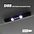 preiswerte Auto Dekor-Lampen-LED-Auto-Fußlicht mit USB-RGB-Atmosphäre, drahtlose Fernbedienung, 5 Modi, dekorative Innenbeleuchtung für Zuhause, USB-wiederaufladbares DJ-Musiklicht