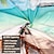 tanie Dekoracje ścienne-Okna Krajobraz Ściany Gobelin Art Decor Koc Wiszący Dom Sypialnia Salon Dekoracja Drzewa Kokosowego Morze Ocean Plaża