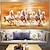 voordelige Dierenprints-zeven witte paarden galopperend dier decoratief schilderen