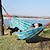 cheap Picnic &amp; Camping Accessories-Tuban Camping Hammock Outdoor Portable Ultra Light (UL) Durable Wear Resistance Skin Friendly Canvas for 1 person Camping / Hiking Hunting Fishing Stripes Red Blue Blue+White 200*80 cm