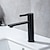 Недорогие классический-смеситель для раковины в ванной комнате - поворотный хромированный центральный элемент с одной ручкой одно отверстие смесители для ванны