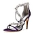 ieftine Pantofi de Mireasă-Pentru femei pantofi de nunta Bling Bling Pantofi Pantofi Spumante Pantofi de mireasa Cristal Toc Înalt Vârf deschis Luxos Satin Fermoar Argintiu Negru Alb