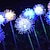 voordelige Pathway Lights &amp; Lanterns-2 stks outdoor solar paardebloem vormige gazon licht ip65 waterdichte tuin lamp voor kerst patio bruiloft feest vakantie yard trail decoratie lingting
