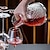 voordelige Wijnaccessoires-luxe roterende wijn karaf loodvrij helder kristal glas rode wijn beluchter karaf set elegant voor wijnliefhebbers;