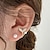 cheap Earrings-1 Pair Stud Earrings For Women&#039;s Anniversary Street Engagement Alloy Classic Mermaid