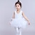 tanie Kostiumy taneczne-Dla dziewczynek Tancerz Balet Spektakl Sukienka Śłodkie Poliester Czarny Biały Rumiany róż Sukienka