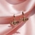cheap Earrings-Women&#039;s Amethyst Earrings Geometrical Mini Drop Stylish Anime Baroque European Trendy 18K Gold Plated Earrings Jewelry Silver / Gold For Christmas Wedding Gift Daily Festival 1 Pair