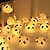 abordables Tiras de Luces LED-Guirnalda de luces led panda de 1,5 m/4,92 pies, 10 ledes, batería o usb, decoración navideña para habitación, dormitorio, vacaciones, farol panda de dibujos animados