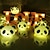 billige LED-kædelys-led panda fe lygter 1.5m/4.92ft 10leds batteri eller usb drevet juleværelse soveværelse ferie dekoration tegneserie panda lanterne