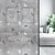 voordelige Decoratiestickers-Lijmvrij geschilderd cellofaan elektrostatisch geen residu raampapier badkamer woonkamer zonwering film