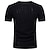 ieftine Maieu &amp; Tricouri Bărbați-Bărbați Tricou Culoare solidă În V Kaki Alb Negru Casual Zilnic Îmbrăcăminte Sport Modă Ușor Mare si inalt / Vară / Manșon scurt
