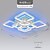 abordables Luces de techo regulables-luz de techo de acrílico regulable led 5 cabezas 8 cabezas lámpara de techo con aplicación de luz de fondo conexión bluetooth / control remoto adecuado para dormitorio sala de estar oficina habitación