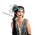 economico Grande Gatsby-Vintage Ruggenti anni &#039;20 1920s Cerchietto con piume Cappelli Il grande Gatsby Charleston Per donna Piume Feste Graduazione Ricevimento di matrimonio Cappelli