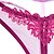 abordables Lencería sexy-Mujer Con Cuentas Color sólido Panti Ultrasexy Baja cintura Erótico Vino Tamaño Único / Encaje / Panties