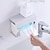 levne koupelnový organizér-abs bezešvá samolepka papírová krabička nástěnný držák na kapesníčky kreativní jednoduchá plastová multifunkční krabička na toaletní papír