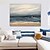 baratos Pinturas de Paisagens-Pintura a óleo pintada à mão arte da parede moderna abstrata praia marinha decoração para casa decoração lona rolada sem moldura não esticada