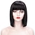 cheap Synthetic Trendy Wigs-Women‘s Red Wig Short Red Bob Wig with Bangs Natural Look Soft Synthetic Wig Cute Wig Party Cosplay Halloween 12Inch Christmas Party Wigs