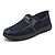 cheap Men&#039;s Shoes-Men&#039;s Loafers &amp; Slip-Ons Casual Daily Denim Black Blue Spring Summer