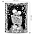 Недорогие бохо гобелен-череп большой гобелен целующийся любовник черно-белый Таро скелет цветок гобелен настенный пляжное одеяло романтическая спальня общежитие домашний декор