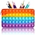 olcso Fejlesztőjátékok-pop tolltartó pop buborék egyszerű izgul táska írószer tároló táska dekompressziós játék hordozható iskolai otthoni főiskolai irodába