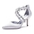 cheap Wedding Shoes-Women&#039;s Wedding Shoes Pumps Bling Bling Dress Shoes Sparkling Shoes Bridal Shoes Crystal High Heel Pointed Toe Elegant Luxurious Satin Zipper Silver Black White