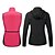 cheap Cycling Jersey &amp; Shorts / Pants Sets-WOSAWE Women&#039;s Long Sleeve Cycling Jacket Cycling Vest Road Bike Cycling Rosy Pink Pink / Black Pink Green Bike Vest / Gilet Jersey Polyester Windproof Breathable Reflective Strips Sports Solid Color