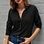 cheap Basic Women&#039;s Tops-Women‘s clothing  spring  solid color pit strip v-neck button top t-shirt women