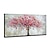 cheap Floral/Botanical Paintings-Mintura Handmade Oil Painting On Canvas Wall Art Decoration Modern Abstract Red Tree Picture For Home Decor Rolled Frameless Unstretched Painting