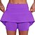 cheap Women&#039;s Golf &amp; Tennis Clothing-Women&#039;s Tennis Skirts Golf Skirts Yoga Shorts 2 in 1 Tummy Control Butt Lift Quick Dry High Waist Yoga Fitness Gym Workout Shorts Skort Bottoms Navy Black Pink Spandex Sports Activewear Stretchy