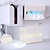 billiga badrumsarrangör-abs sömlös klistermärke papperslåda väggmonterad tissuehållare kreativ enkel plast multifunktionell toalettpapperslåda