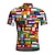 cheap Men&#039;s Jerseys-21Grams Men&#039;s Cycling Jersey Short Sleeve Bike Top with 3 Rear Pockets Mountain Bike MTB Road Bike Cycling Breathable Moisture Wicking Quick Dry Reflective Strips Red Green National Flag Polyester