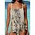 cheap Tankinis-Women&#039;s Swimwear Tankini 2 Piece Swimsuit Khaki Padded Strap Bathing Suits New Vacation Sexy / Padded Bras