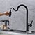 cheap Pullout Spray-Kitchen Faucet with Pull-out Spray,Single Handle One Hole Brass High Arc 2-modes 360°Rotatable Modern Contemporary Kitchen Taps