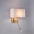 voordelige Wandverlichting voor binnen-moderne nordic stijl indoor wandlampen slaapkamer eetkamer metalen led wandlamp 85-265v 5 w