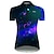 cheap Women&#039;s Jerseys-21Grams Women&#039;s Cycling Jersey Short Sleeve Bike Jersey Top with 3 Rear Pockets Mountain Bike MTB Road Bike Cycling Cycling Breathable Ultraviolet Resistant Quick Dry Violet Yellow Blue Polka Dot